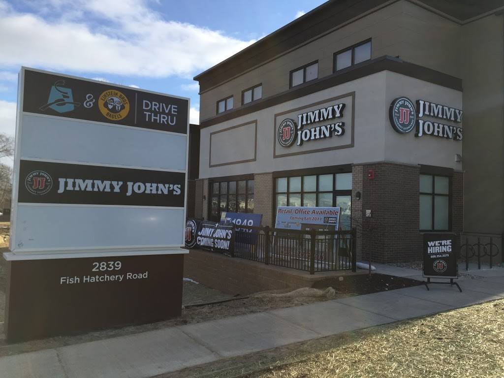 Jimmy Johns | meal delivery | 2839 Fish Hatchery Rd Suite 3, Fitchburg, WI 53713, USA | 6086309583 OR +1 608-630-9583
