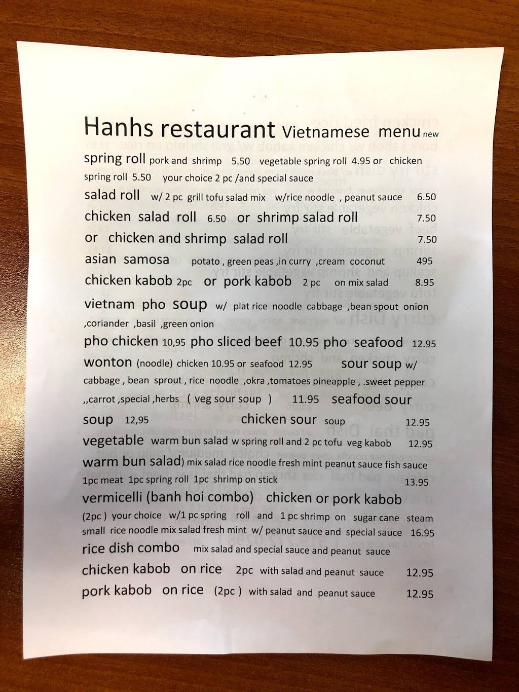 Hanhs Kitchen | restaurant | 332 Erie St, Stratford, ON N5A 2N2, Canada | 5192720298 OR +1 519-272-0298