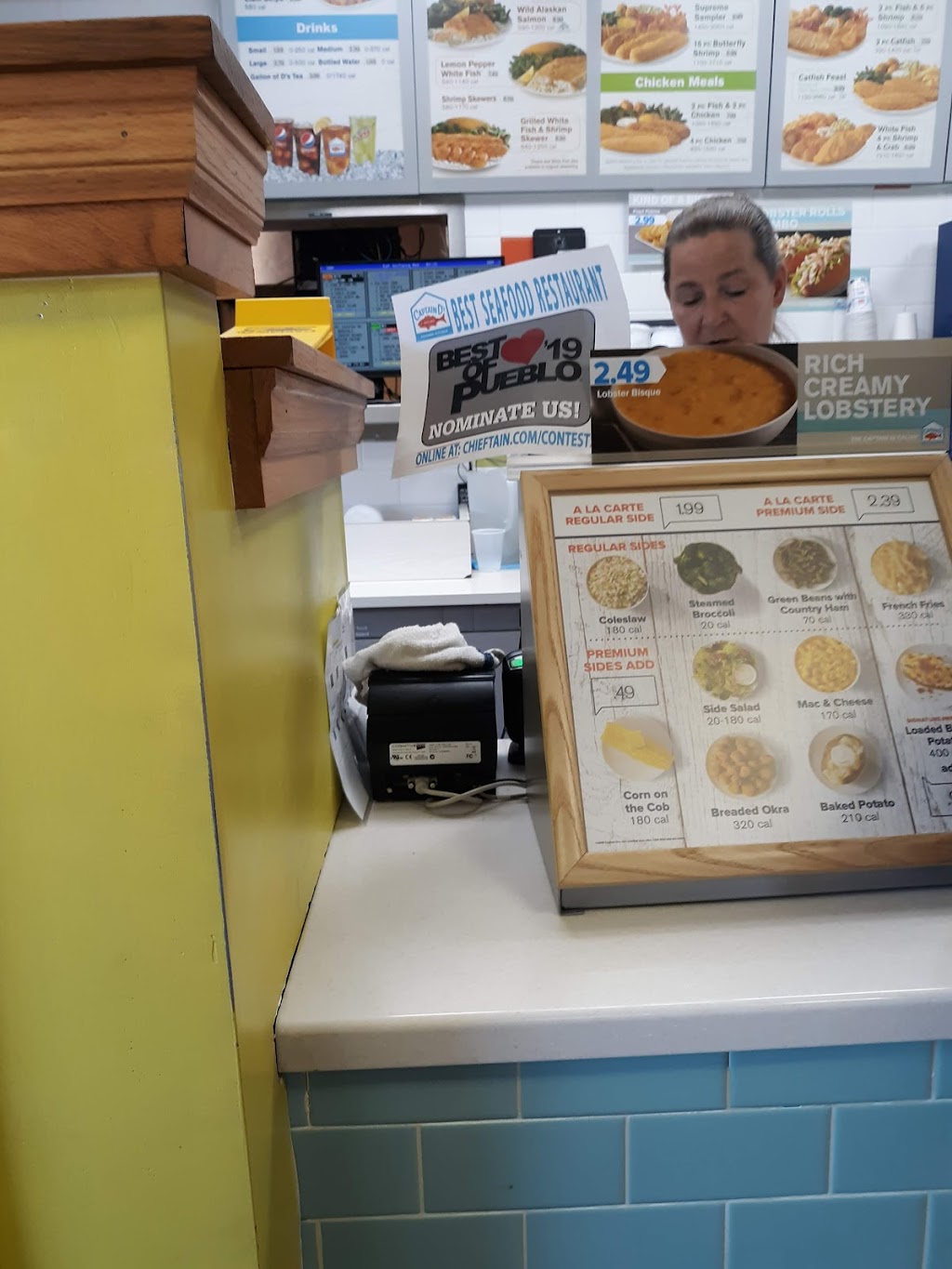 Captain Ds | restaurant | 3630 N Fwy Rd, Pueblo, CO 81008, USA | 7195434402 OR +1 719-543-4402