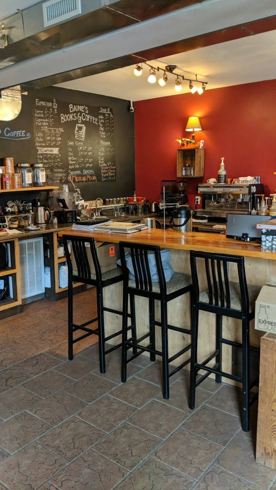 Baines Books & Coffee | cafe | 485 Valley St, Scottsville, VA 24590, USA | 4342863577 OR +1 434-286-3577