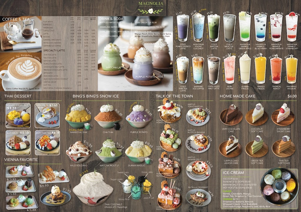 Magnolia Dessert Bar & Coffee | cafe | 431 Maple Ave W, Vienna, VA 22180, USA | 7032685481 OR +1 703-268-5481