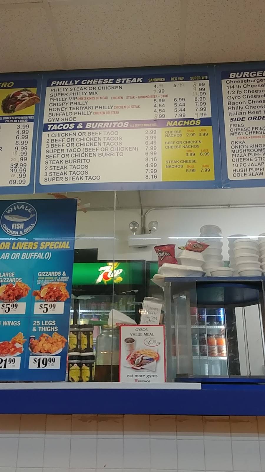 Whales Fish & Chicken | restaurant | 1828 W 79th St, Chicago, IL 60620, USA | 7739629999 OR +1 773-962-9999