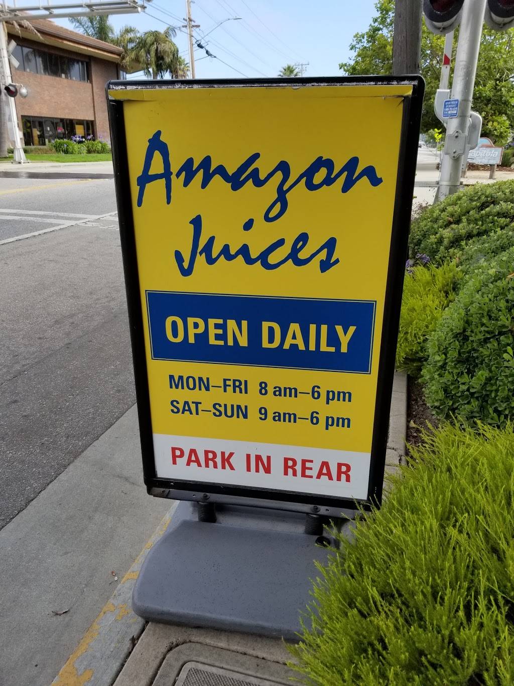 Amazon Juices | restaurant | 1066 41st Ave, Capitola, CA 95010, USA | 8318542225 OR +1 831-854-2225