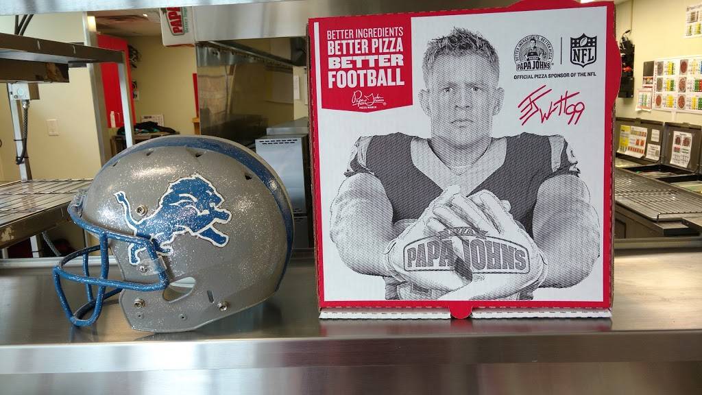 Papa Johns Pizza | restaurant | 19001 Mack Ave, Detroit, MI 48236, USA | 3138867272 OR +1 313-886-7272