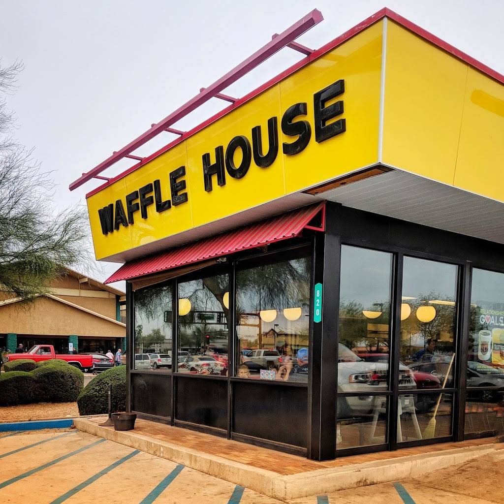 Waffle House | meal takeaway | 820 N Dysart Rd, Goodyear, AZ 85338, USA | 6239329058 OR +1 623-932-9058