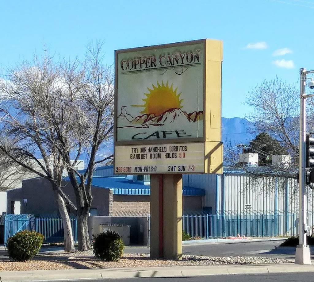 Copper Canyon Cafe | cafe | 5455 Gibson Blvd SE, Albuquerque, NM 87108, USA | 5052666318 OR +1 505-266-6318