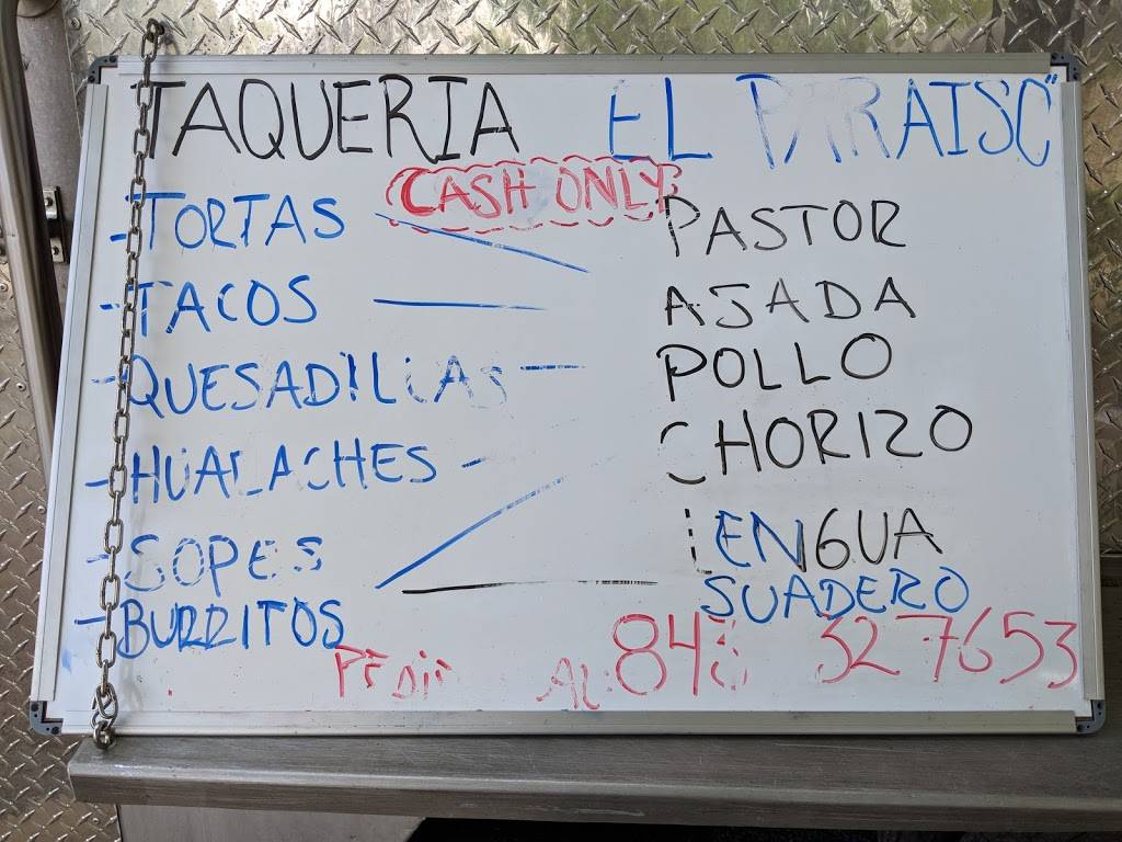 El Paraiso Taqueria | restaurant | 9543 US-78, Ladson, SC 29456, USA | 8435327653 OR +1 843-532-7653