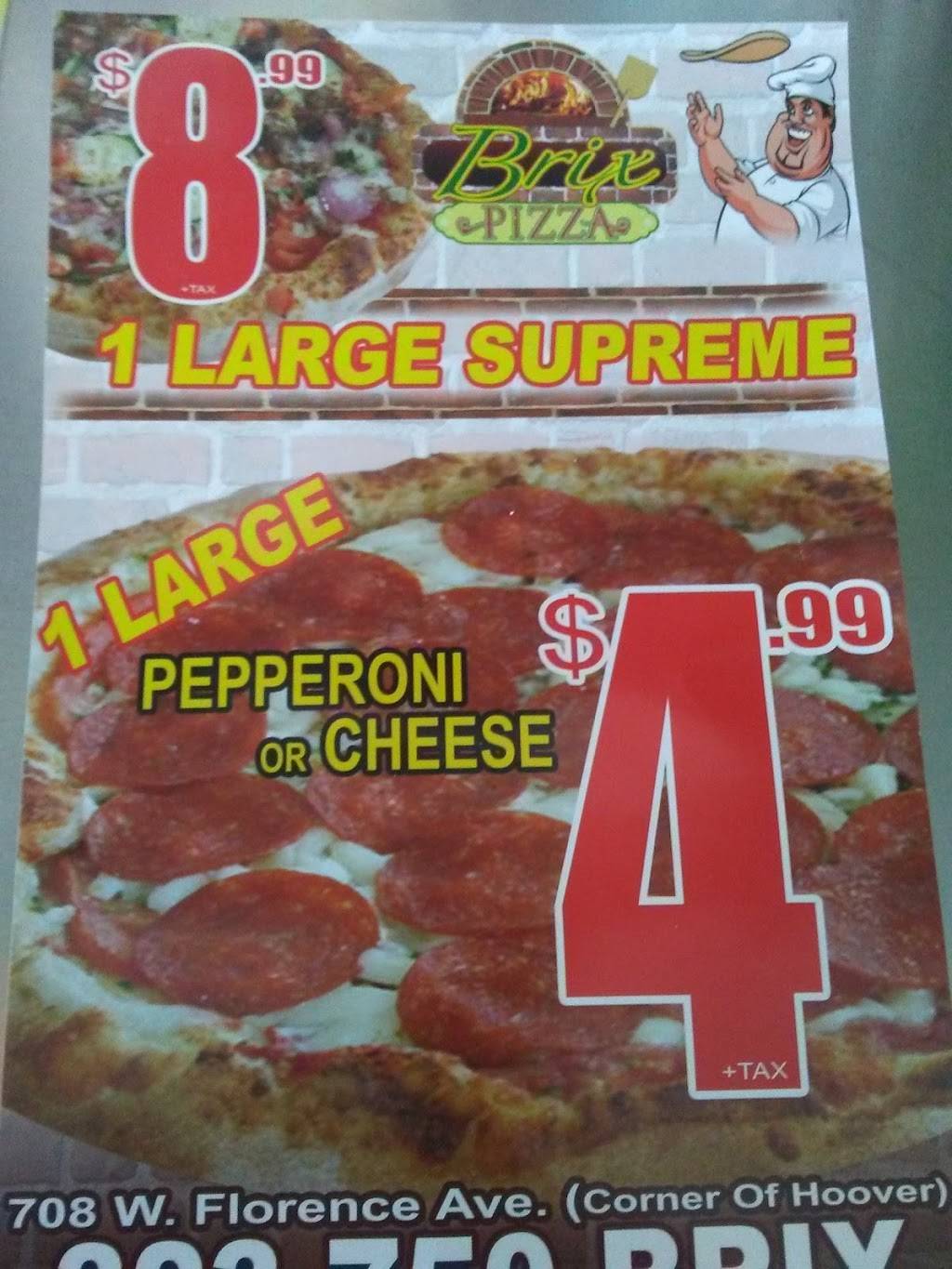 brix pizza | restaurant | 708 W Florence Ave, Los Angeles, CA 90044, USA | 3237502749 OR +1 323-750-2749