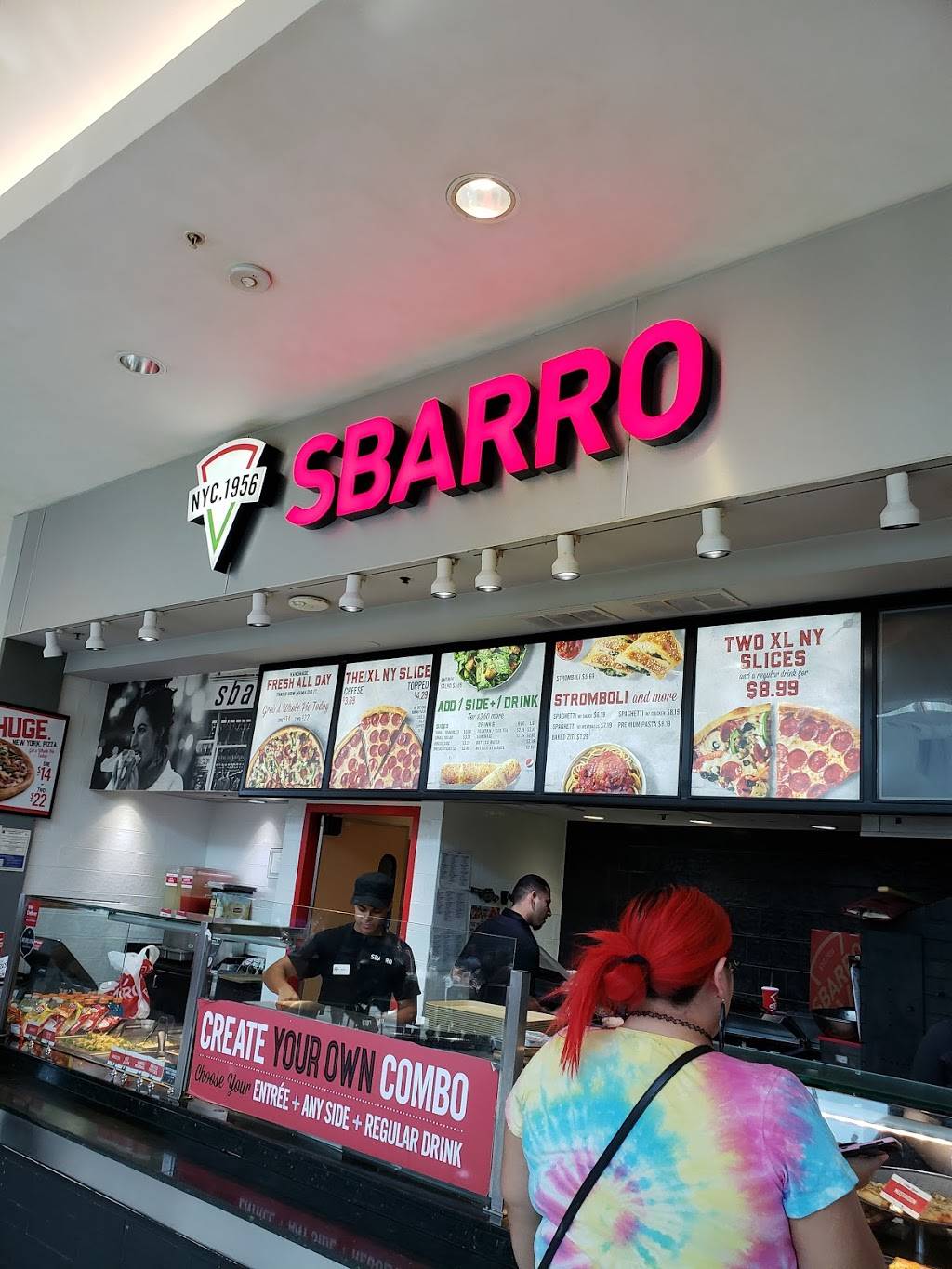 Sbarro | restaurant | 805 Plaza Dr, West Covina, CA 91790, USA | 6268561397 OR +1 626-856-1397