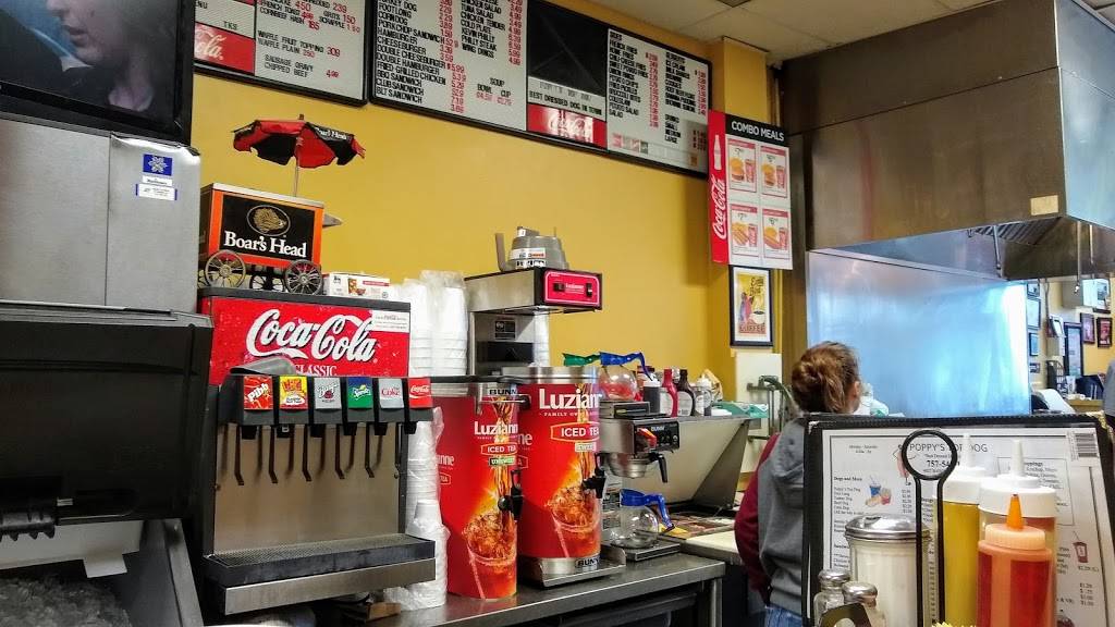 Poppys Top Dog | meal takeaway | 4027 Bainbridge Blvd #501, Chesapeake, VA 23324, USA | 7575451995 OR +1 757-545-1995