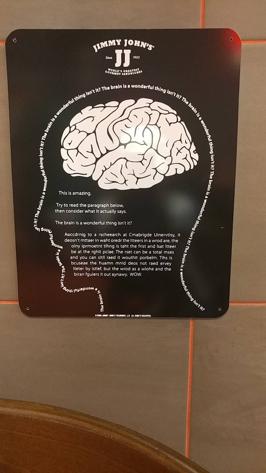 Jimmy Johns | meal delivery | 5701 Sunset Dr Suite 182, South Miami, FL 33143, USA | 7864768700 OR +1 786-476-8700
