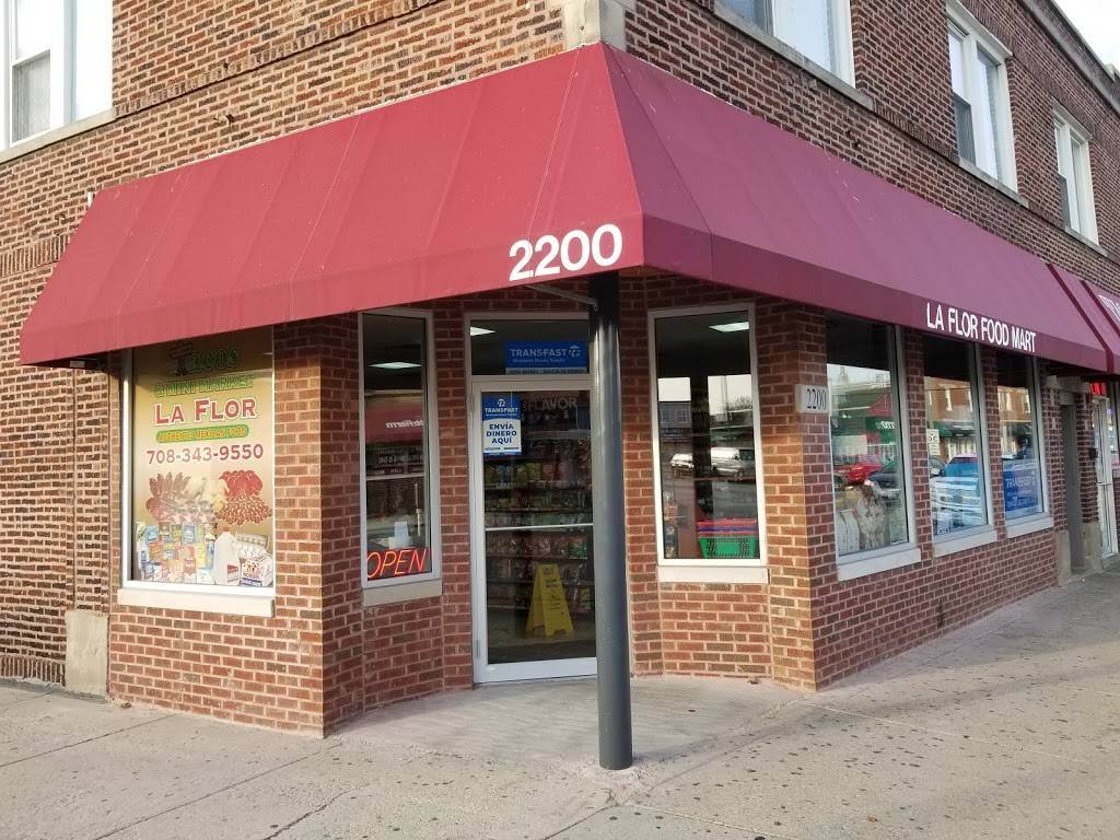 La Flor Food Mart & Tacos La Flor | restaurant | 2200 Lake St, Melrose Park, IL 60160, USA | 7083439550 OR +1 708-343-9550