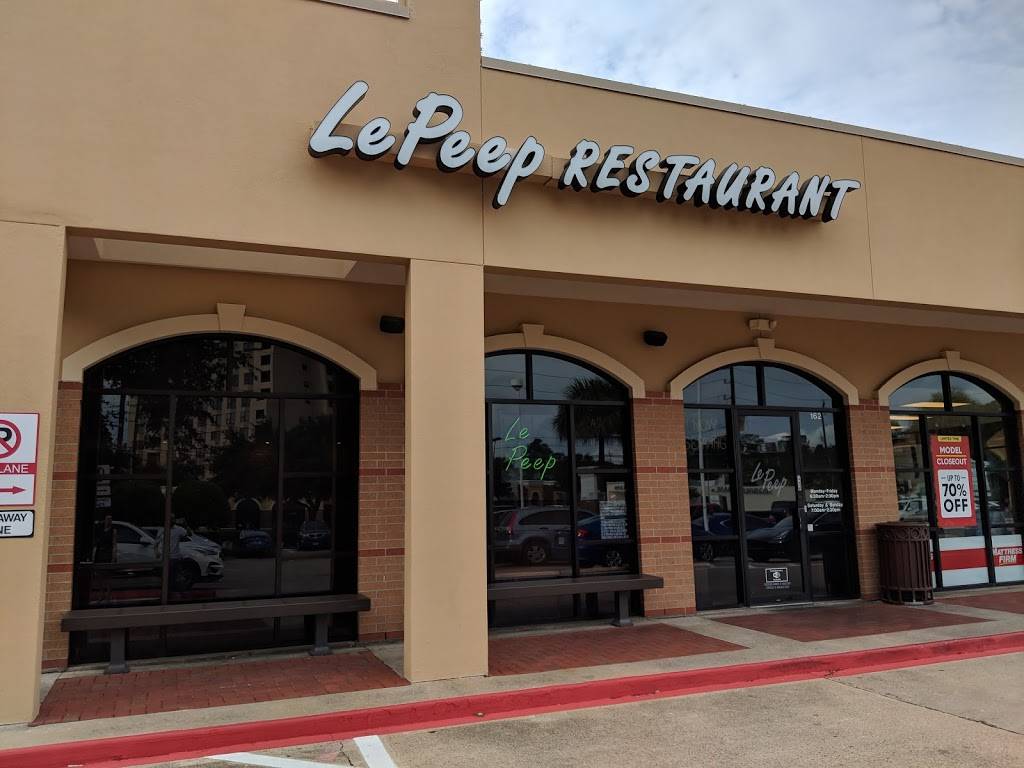 Le Peep - Woodway | restaurant | 5750 Woodway Dr #162, Houston, TX 77057, USA | 7137807337 OR +1 713-780-7337