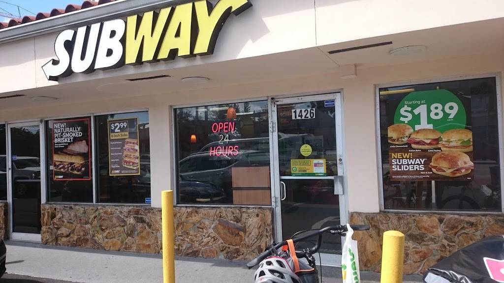 Subway | restaurant | 1424 Alton Rd, Miami Beach, FL 33139, USA | 3055380441 OR +1 305-538-0441