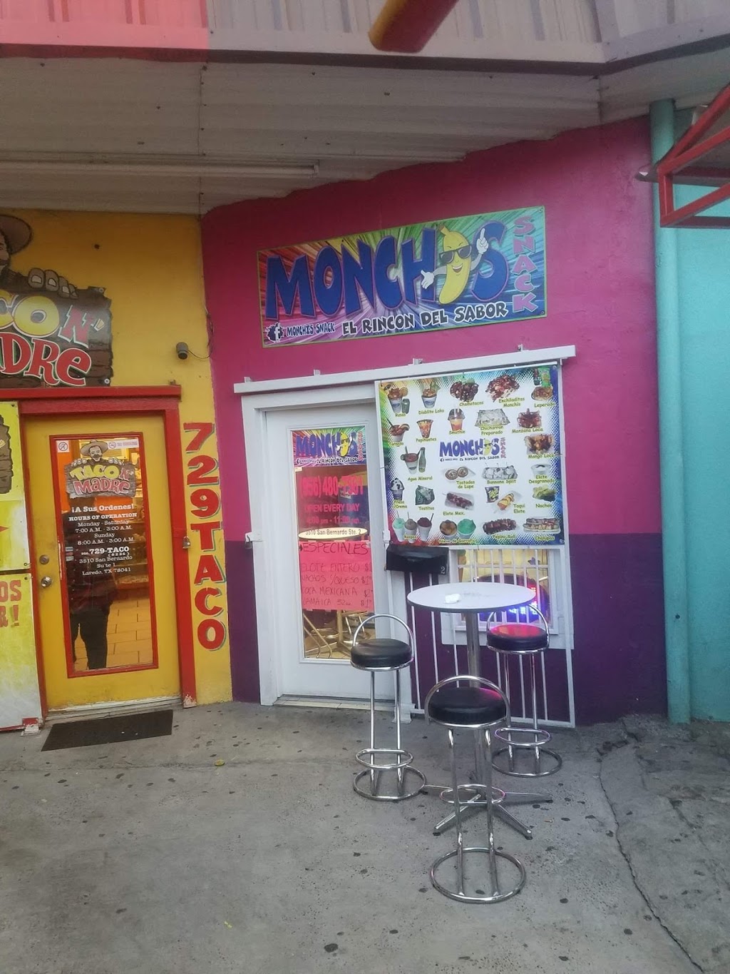 Monchis snacks | meal takeaway | 3510 San Bernardo Ave Unit 2, Laredo, TX 78041, USA | 9564807561 OR +1 956-480-7561