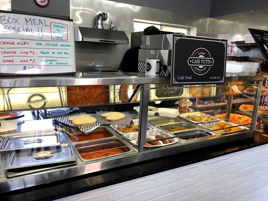 Cafe Tutti | restaurant | 420 Horner Ave, Etobicoke, ON M8W 2A4, Canada | 4162597111 OR +1 416-259-7111