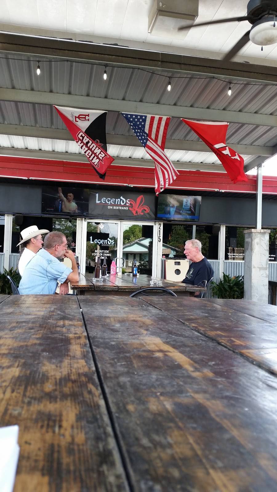 Legends Bertrand | restaurant | 215 Bertrand St, Lafayette, LA 70503, USA | 3372378765 OR +1 337-237-8765
