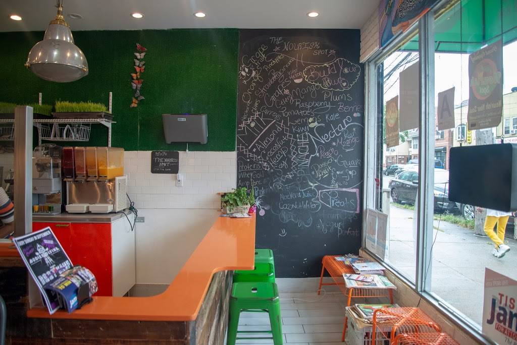 The Nourish Spot | restaurant | 107-05 Guy R Brewer Blvd, Jamaica, NY 11433, USA | 7185262099 OR +1 718-526-2099