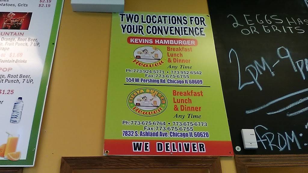 Fiesta Burger Heaven | restaurant | 7832 S Ashland Ave, Chicago, IL 60620, USA | 7736756764 OR +1 773-675-6764