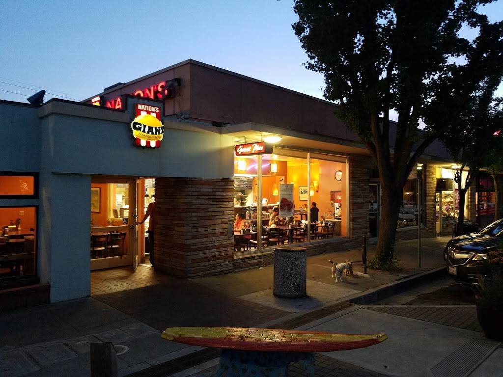 Nations Giant Hamburgers | restaurant | 76 Moraga Way, Orinda, CA 94563, USA | 9252548888 OR +1 925-254-8888