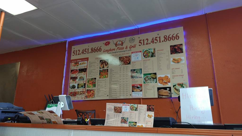 Longhorn Pizza & Grill | restaurant | 2820 Guadalupe St, Austin, TX 78705, USA | 5124518666 OR +1 512-451-8666