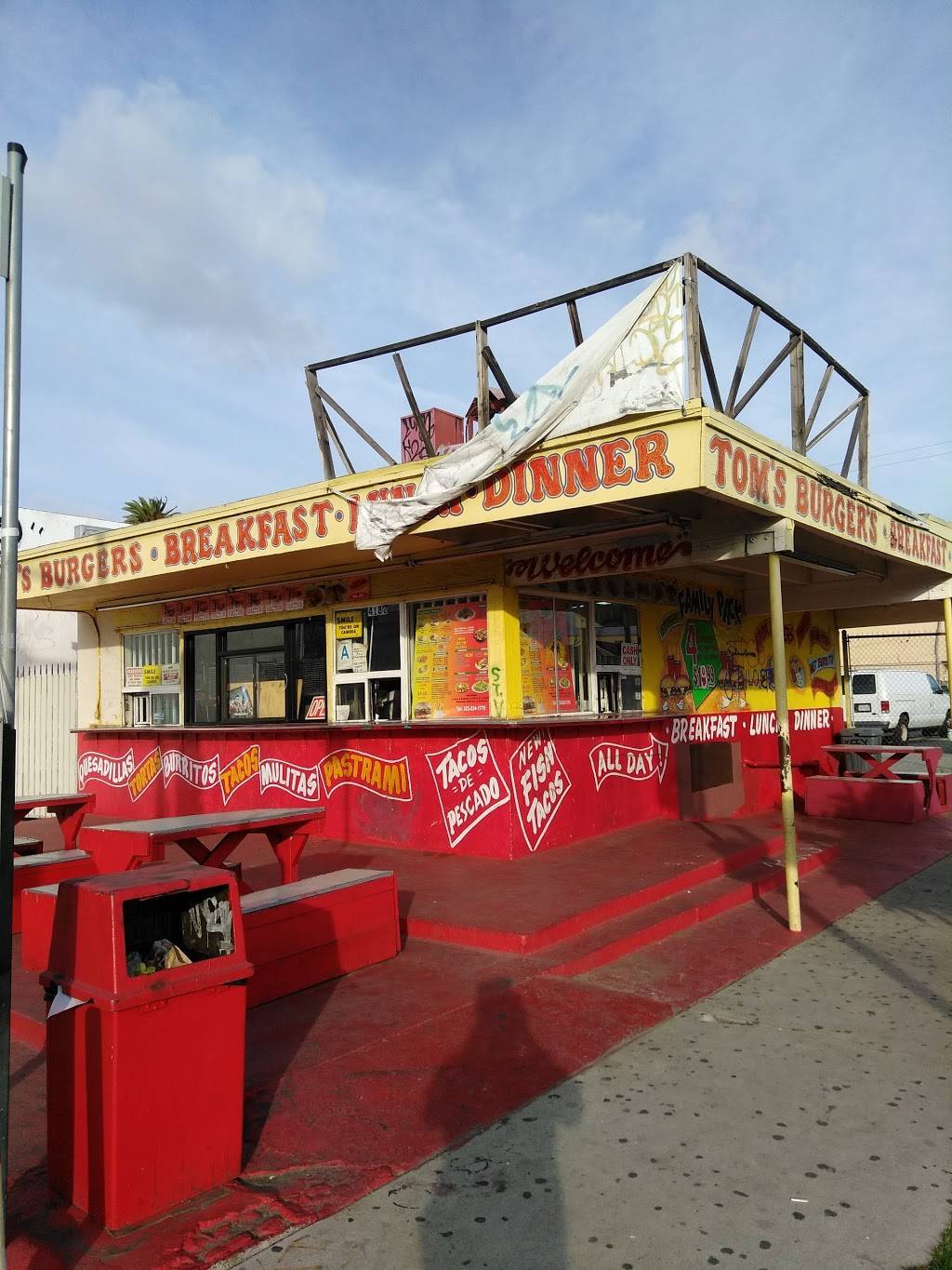 Toms Burgers | restaurant | 4182 S Vermont Ave, Los Angeles, CA 90037, USA | 3232341775 OR +1 323-234-1775