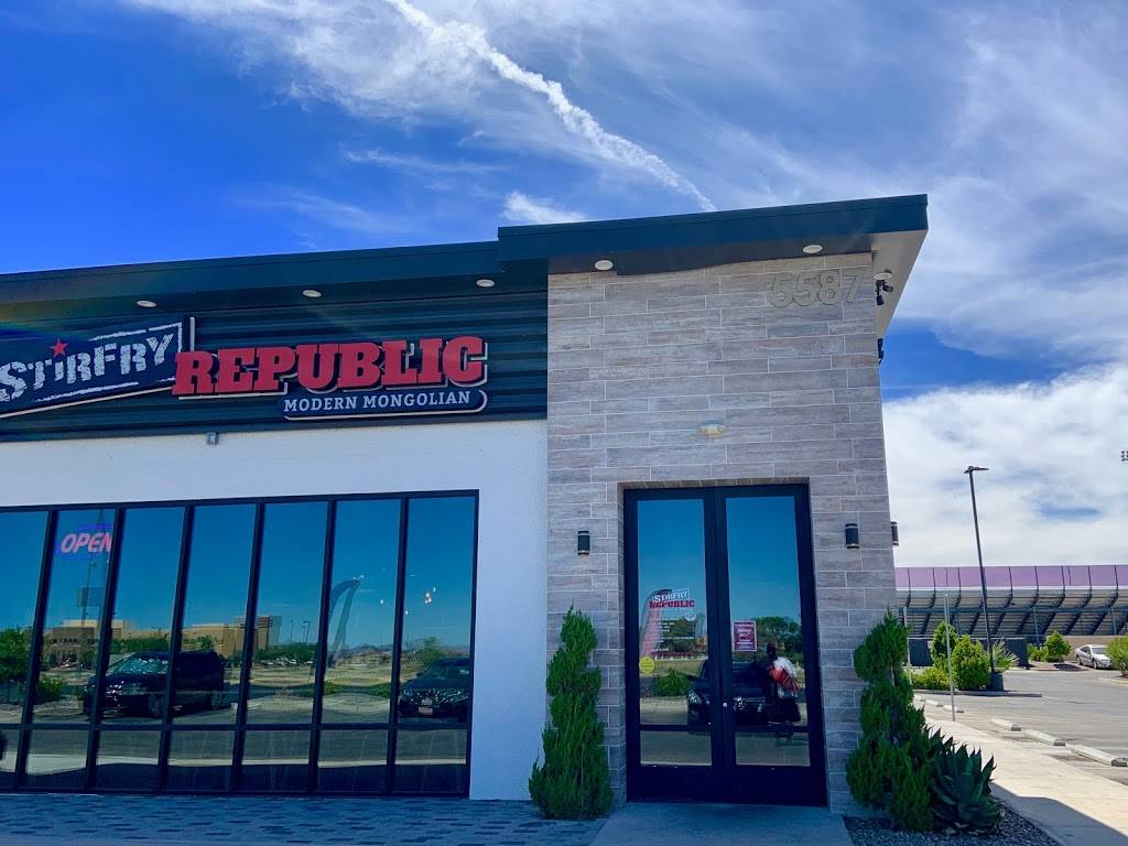 Stirfry Republic | restaurant | 5587 S Rainbow Blvd, Las Vegas, NV 89118, USA | 7028737847 OR +1 702-873-7847