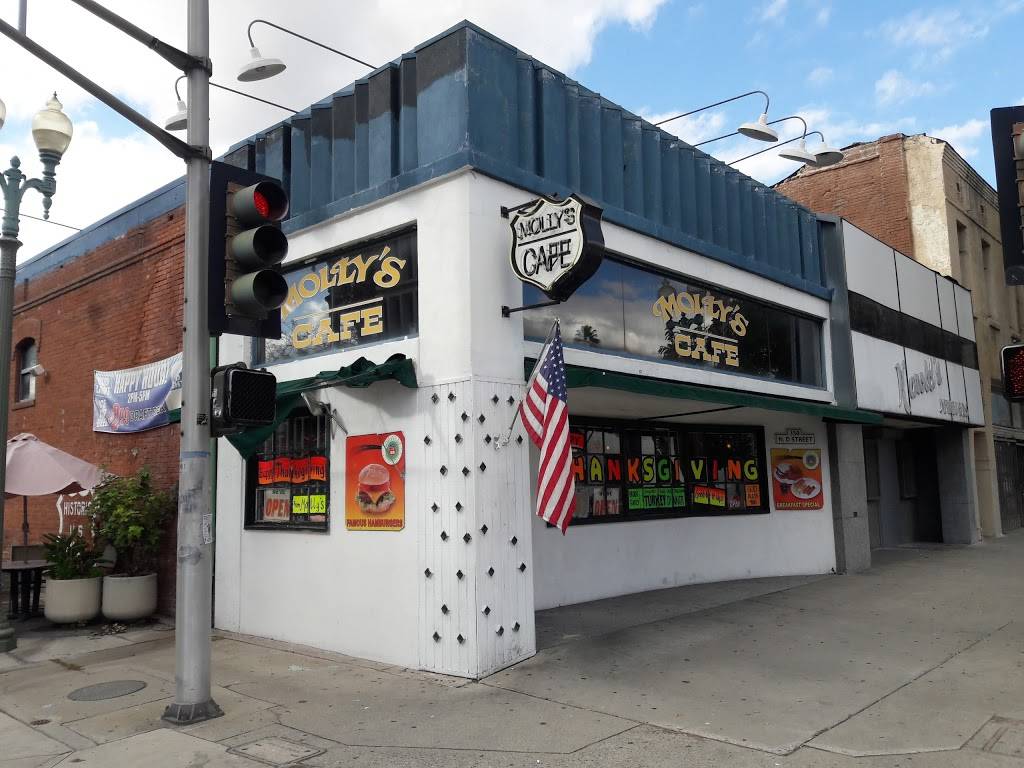 Mollys Cafe | restaurant | 350 N D St, San Bernardino, CA 92401, USA | 9098881778 OR +1 909-888-1778
