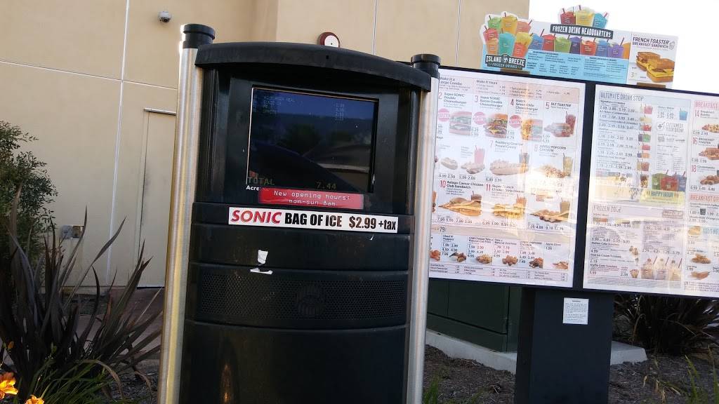 Sonic Drive-In | restaurant | 1215 Grand Ave, San Marcos, CA 92078, USA | 7605910025 OR +1 760-591-0025