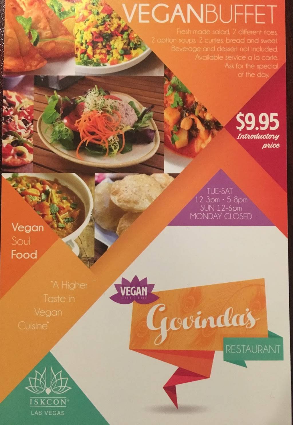 Govinda’s Vegan Buffet | restaurant | 8825 Escondido St, Las Vegas, NV 89123, USA | 7025864425 OR +1 702-586-4425