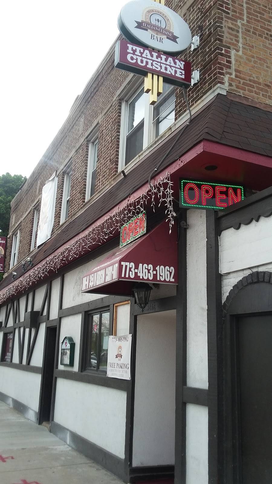 Mirabella Italian Cuisine & Bar | restaurant | 3454 W Addison St, Chicago, IL 60618, USA | 7734631962 OR +1 773-463-1962
