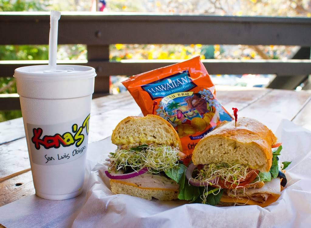 Konas Deli | meal takeaway | 977 Foothill Blvd, San Luis Obispo, CA 93405, USA | 8055460369 OR +1 805-546-0369