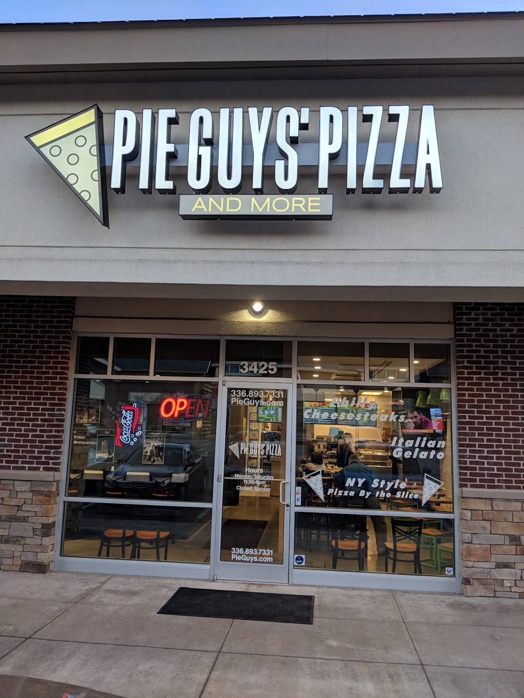 Pie Guys Pizza | restaurant | 3425 Kinnamon Village Commons, Winston-Salem, NC 27103, USA | 3368937331 OR +1 336-893-7331