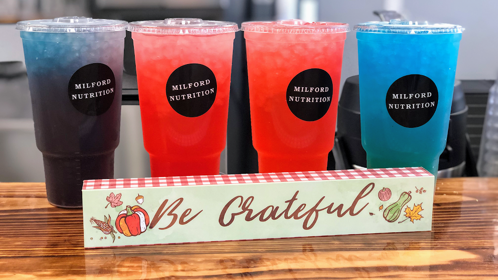 Milford Nutrition | restaurant | 6 Beach St, Milford, MA 01757, USA | 5086458825 OR +1 508-645-8825