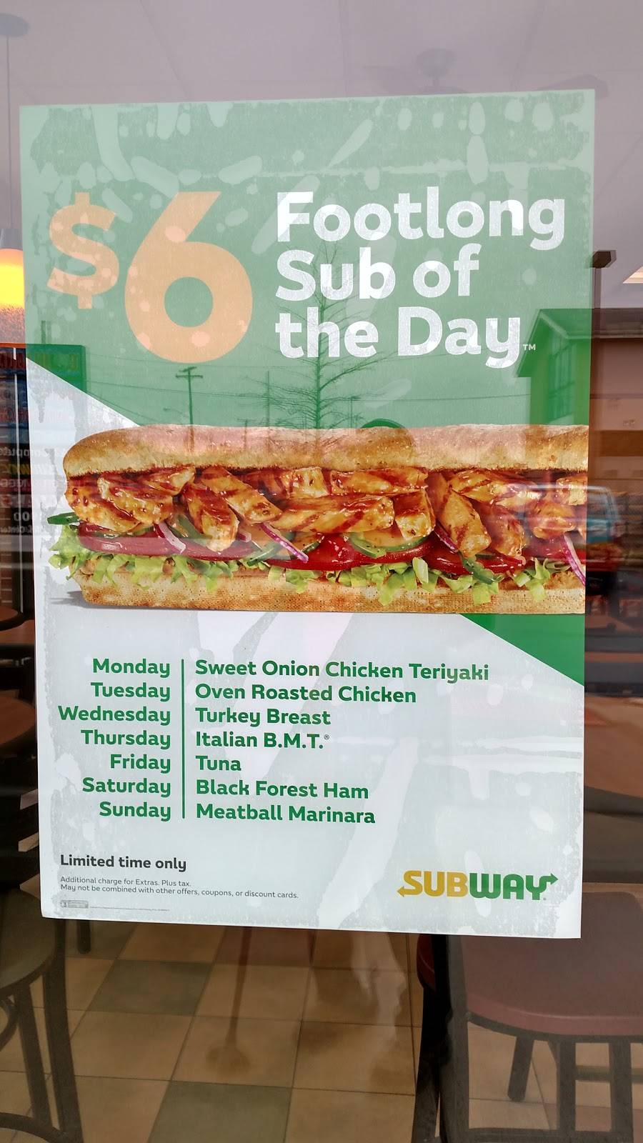 Subway | restaurant | 3098 Platt Rd, Ann Arbor, MI 48108, USA | 7349758860 OR +1 734-975-8860