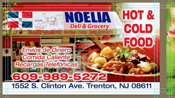 Noelia Deli & Grocery | restaurant | 1552 S Clinton Ave, Trenton, NJ 08610, USA | 6099895272 OR +1 609-989-5272