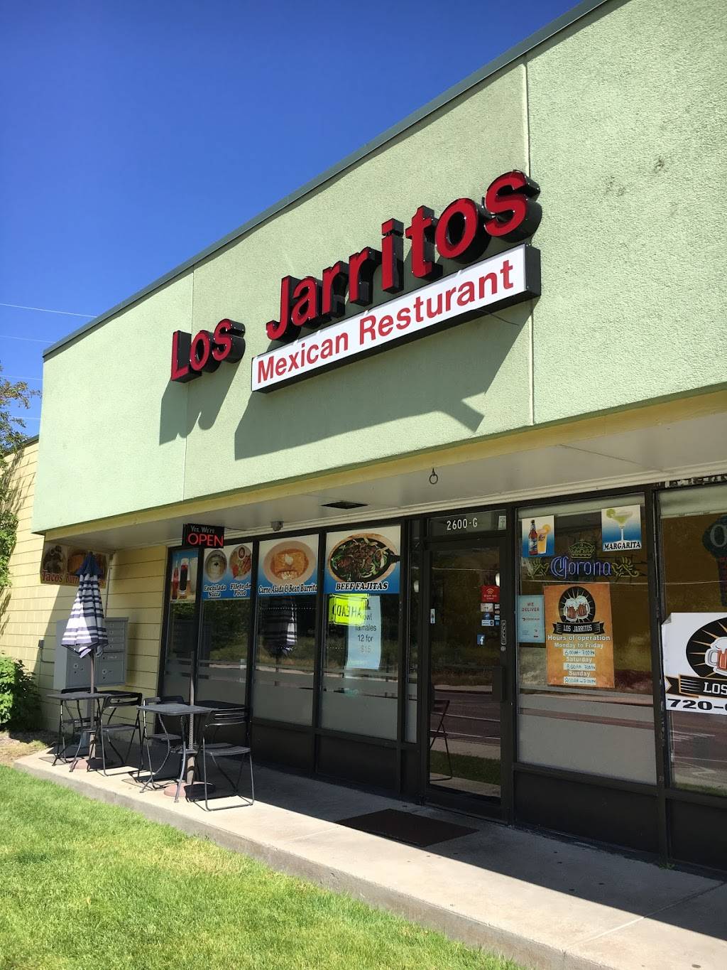Los Jarritos | restaurant | 2600 East St unit g, Golden, CO 80401, USA | 7206688143 OR +1 720-668-8143