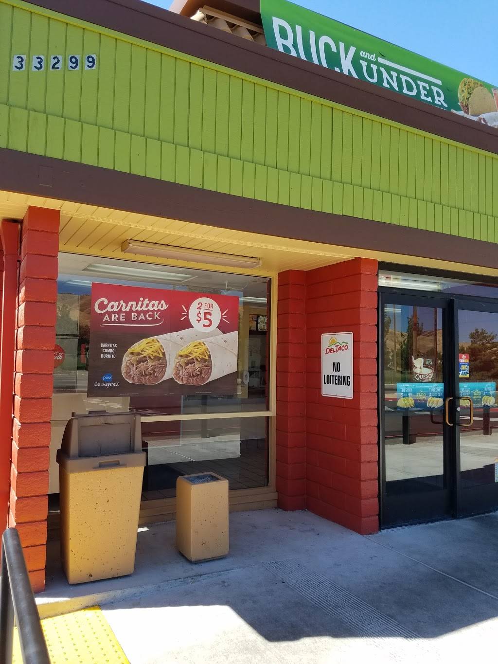 Del Taco | meal takeaway | 33299 Yucaipa Blvd, Yucaipa, CA 92399, USA | 9097979800 OR +1 909-797-9800