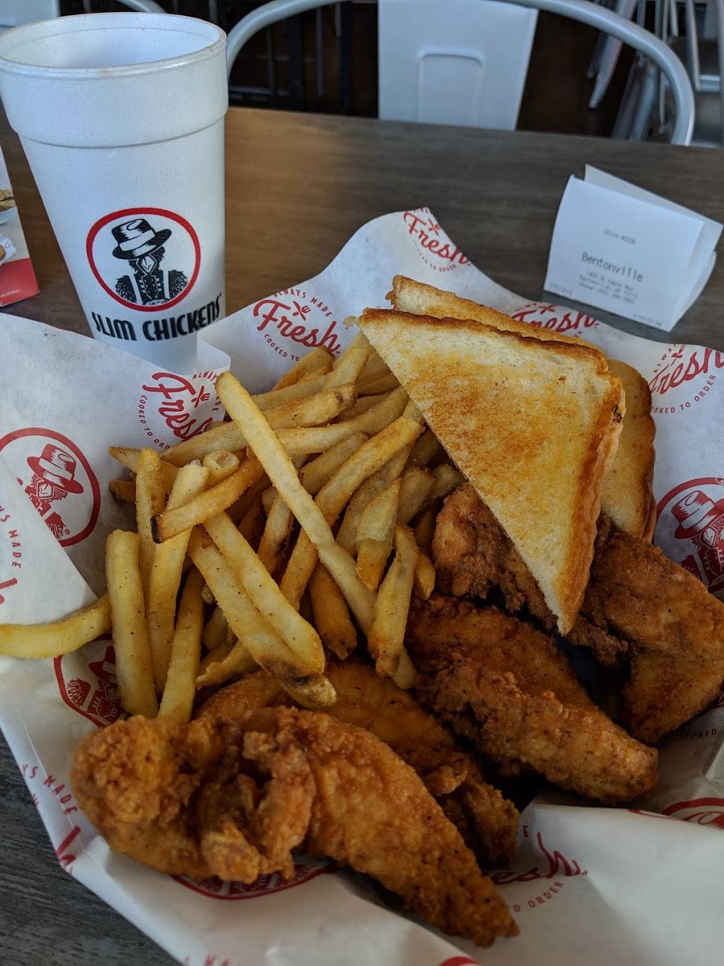 Slim Chickens | restaurant | 1400 SE Eagle Way, Bentonville, AR 72712, USA | 4792509955 OR +1 479-250-9955