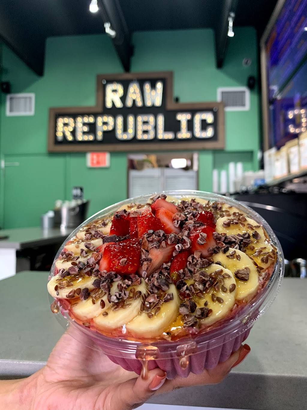 Raw Republic | cafe | 20804 Biscayne Blvd, Aventura, FL 33180, USA | 3057054226 OR +1 305-705-4226
