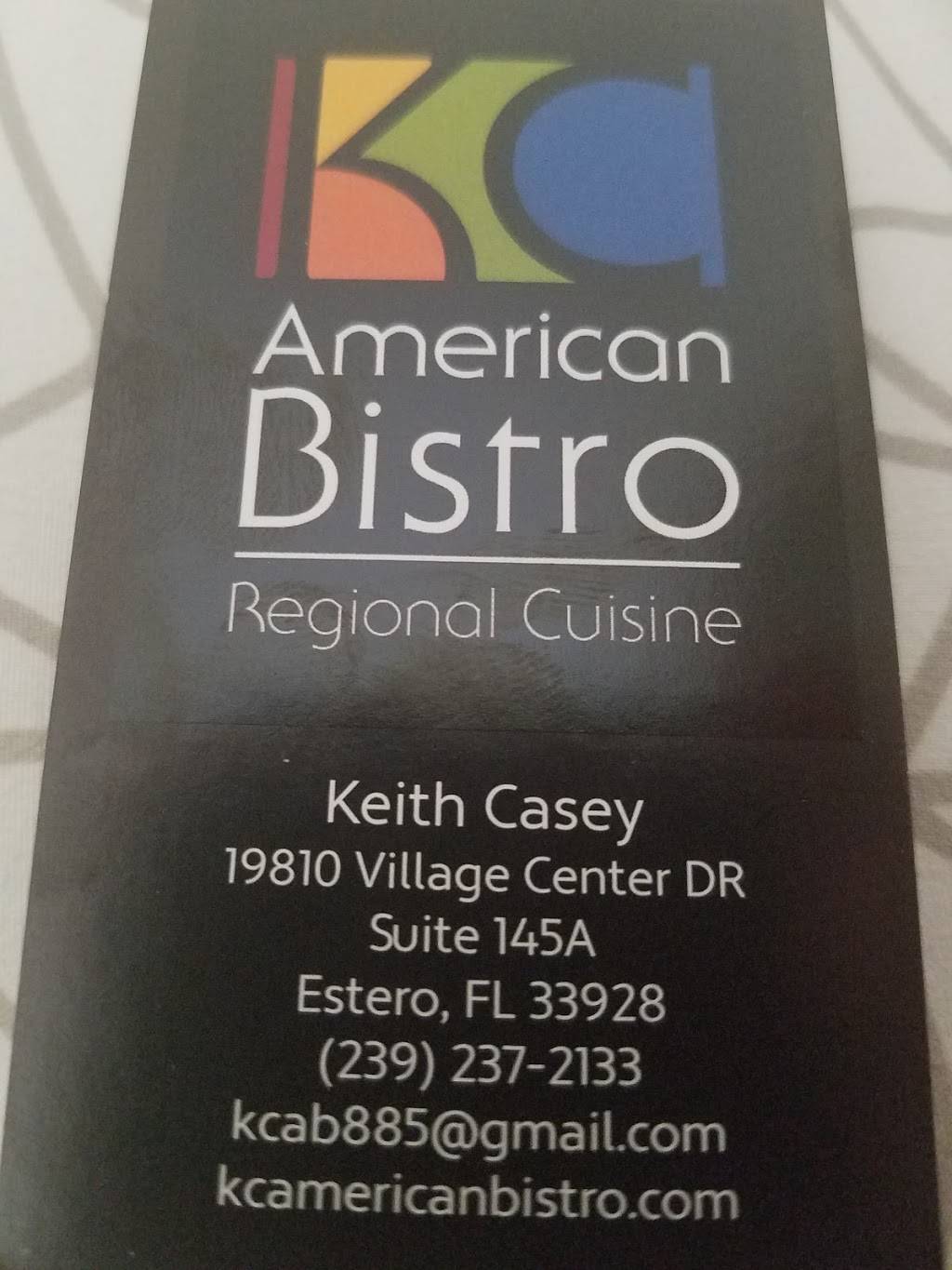 KC American Bistro Estero | restaurant | 19810 Village Center Dr #145A, Estero, FL 33913, USA | 2392372133 OR +1 239-237-2133