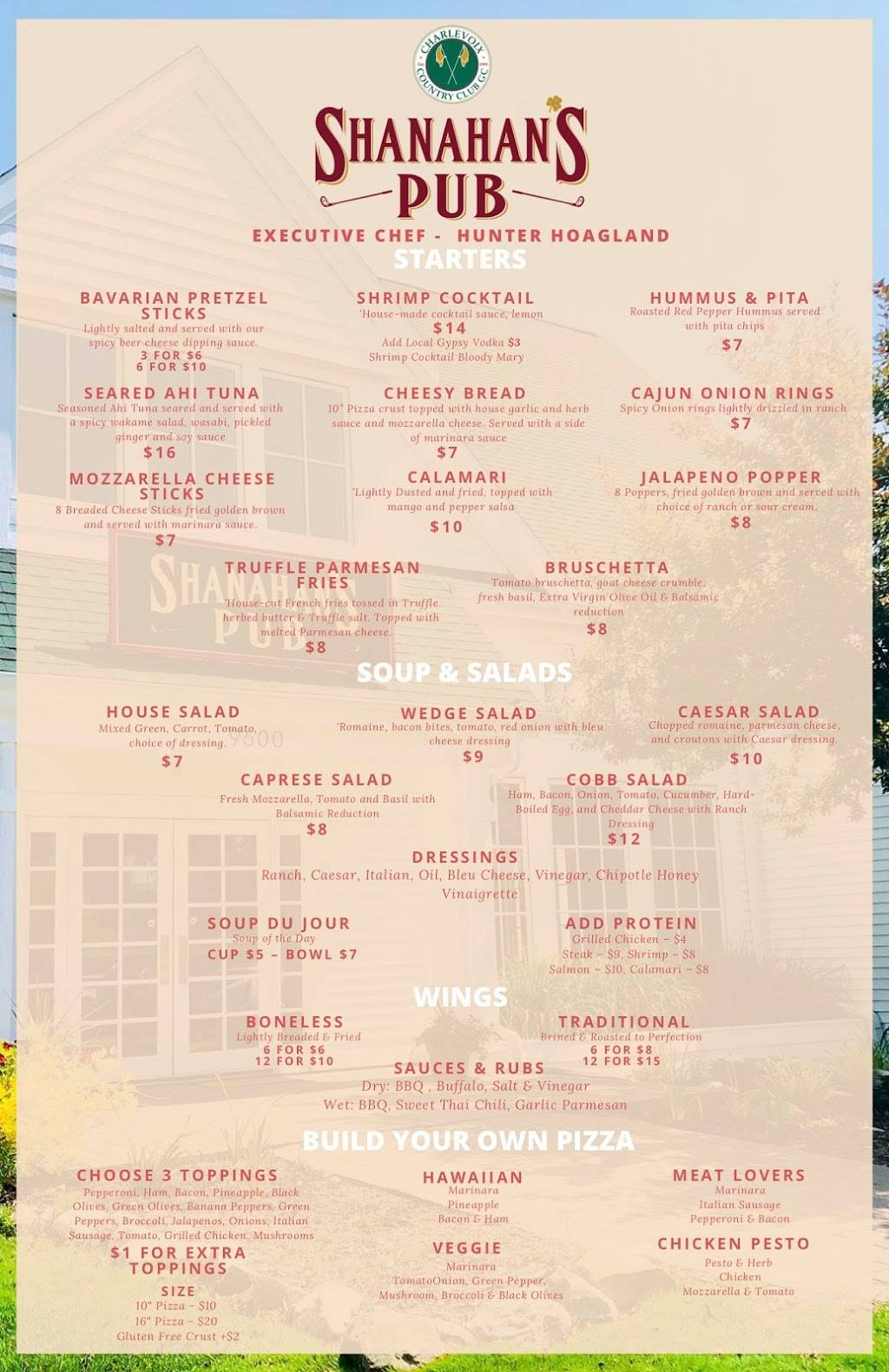 Shanahans Pub | restaurant | 9600 Club House Dr, Charlevoix, MI 49720, USA | 2315479796 OR +1 231-547-9796