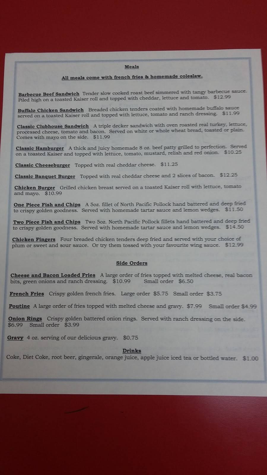 Sulky Sams Restaurant & Sports | restaurant | 18 Yonge St N, Tara, ON N0H 2N0, Canada | 5199343752 OR +1 519-934-3752