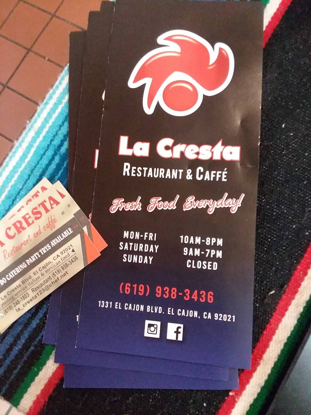 La Cresta Caffe | restaurant | Crest, CA 92021, 1331 La Cresta Blvd, El Cajon, CA 92021, USA | 6199383436 OR +1 619-938-3436