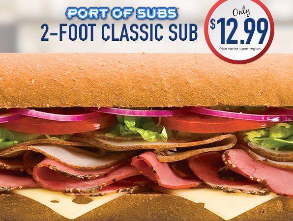 Port of Subs | meal takeaway | 8879 N Chestnut Ave, Fresno, CA 93720, USA | 5592983388 OR +1 559-298-3388