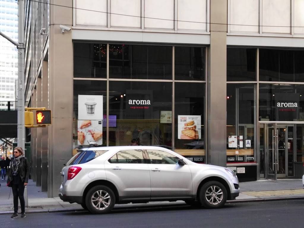 Aroma Espresso Bar | meal takeaway | 100 Church St, New York, NY 10007, USA | 2123460095 OR +1 212-346-0095