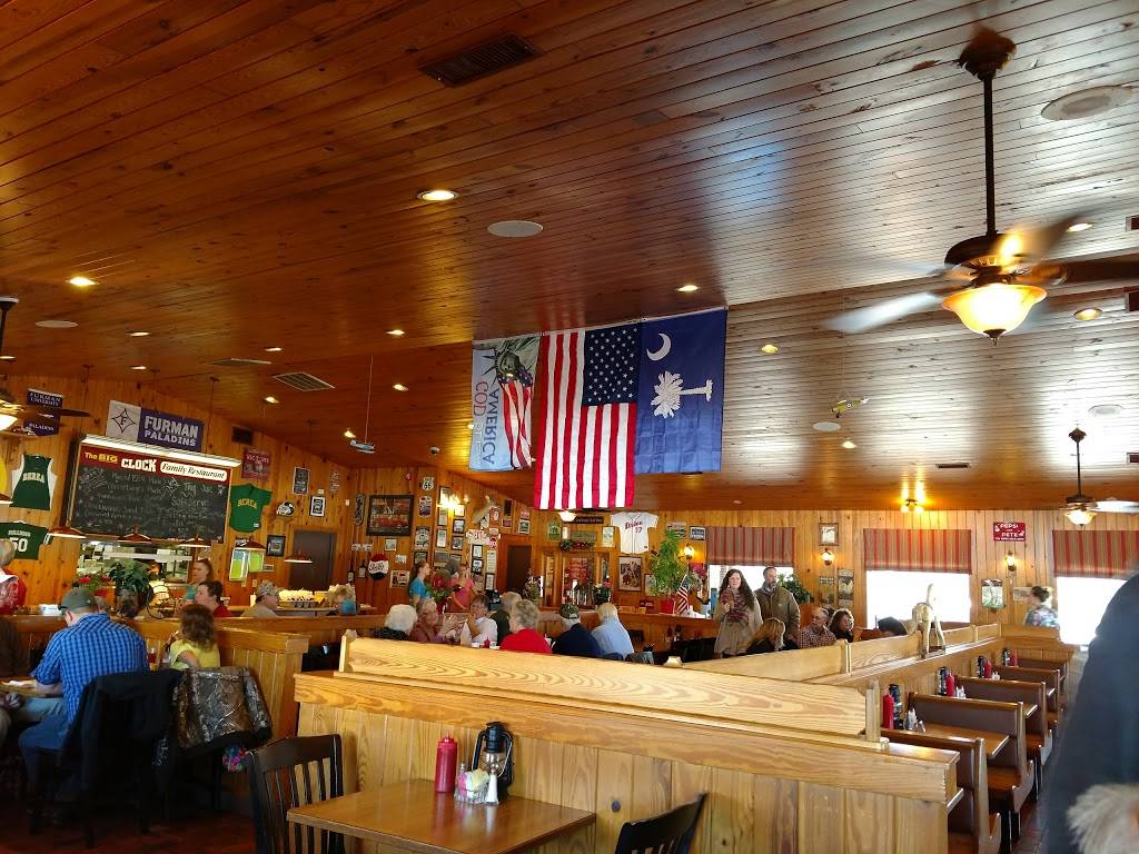 Big Clock of Berea | restaurant | 7000 White Horse Rd, Greenville, SC 29611, USA | 8642465710 OR +1 864-246-5710