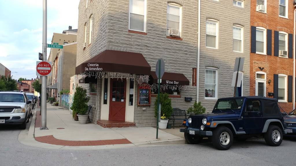 Osteria Da Amedeo | restaurant | 301 S Exeter St, Baltimore, MD 21202, USA | 4107278191 OR +1 410-727-8191