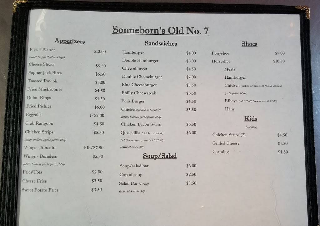 Old Seven Saloon | restaurant | 103 E State St, Palmyra, IL 62674, USA | 2174362613 OR +1 217-436-2613