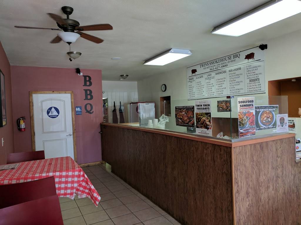 TWINS SMOKEHOUSE BBQ | restaurant | 1555 W Willow St, Long Beach, CA 90810, USA | 5624274800 OR +1 562-427-4800